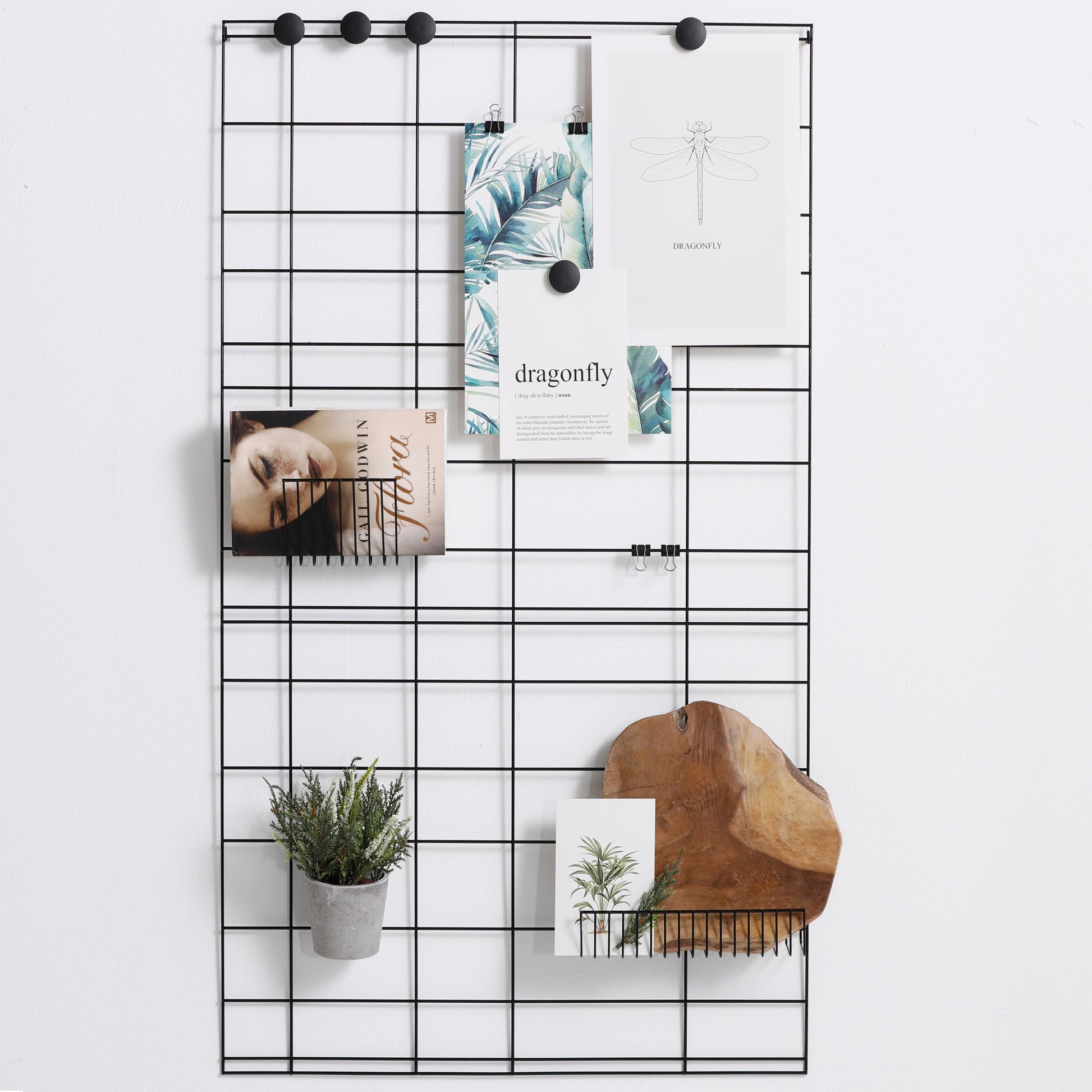 Wandregale Schwarz 100x60 cm