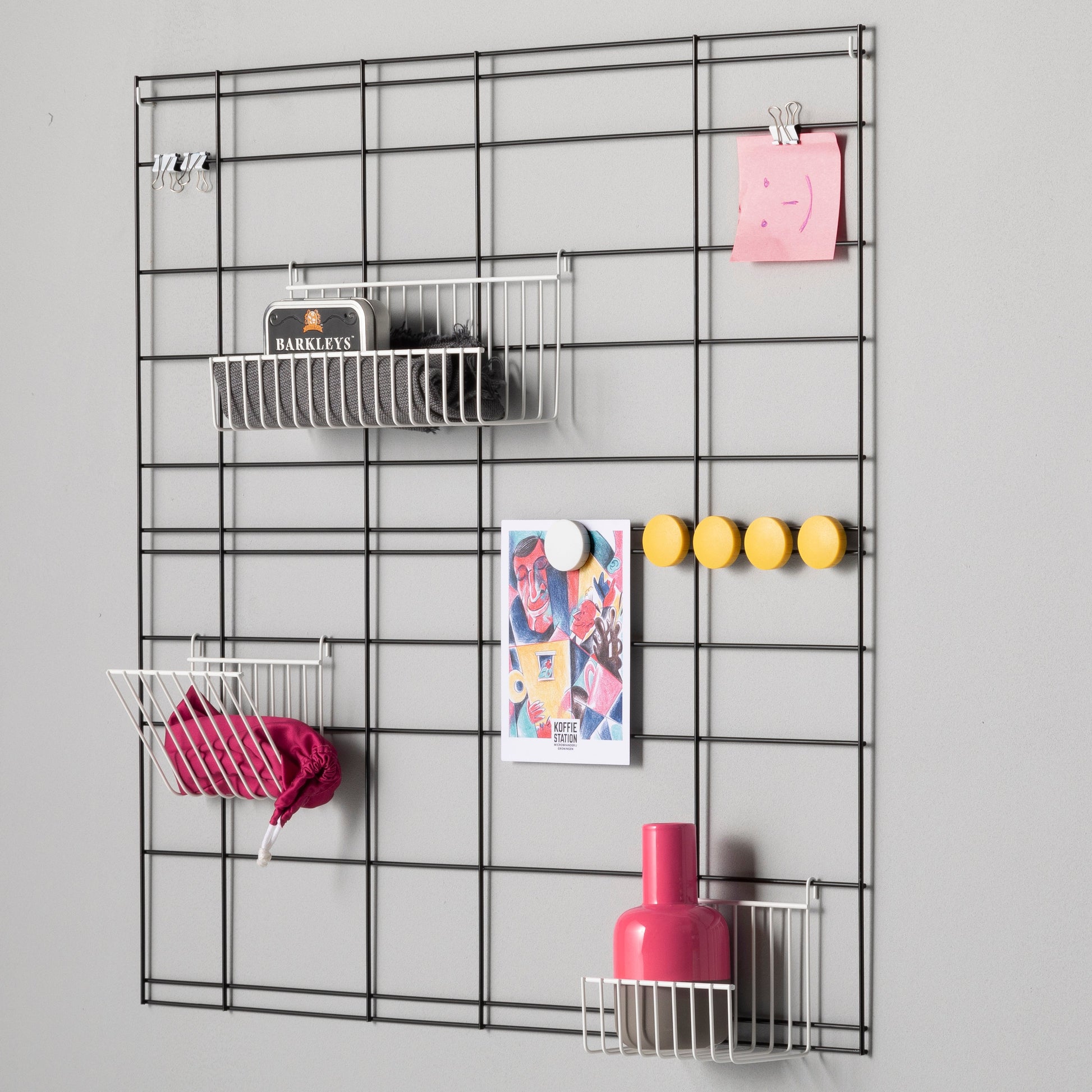 Wandregale Schwarz 60x60 cm