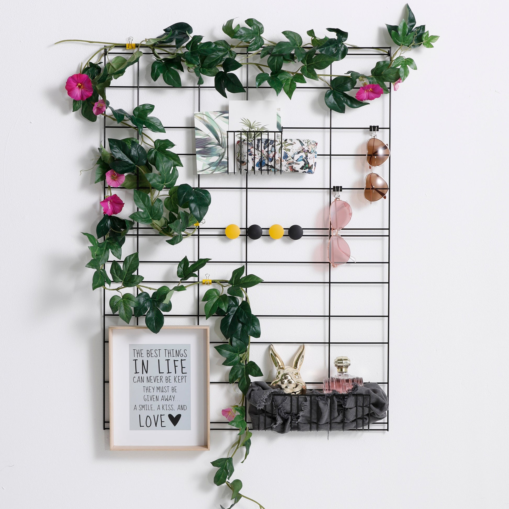 Wandregale Schwarz 80x60 cm