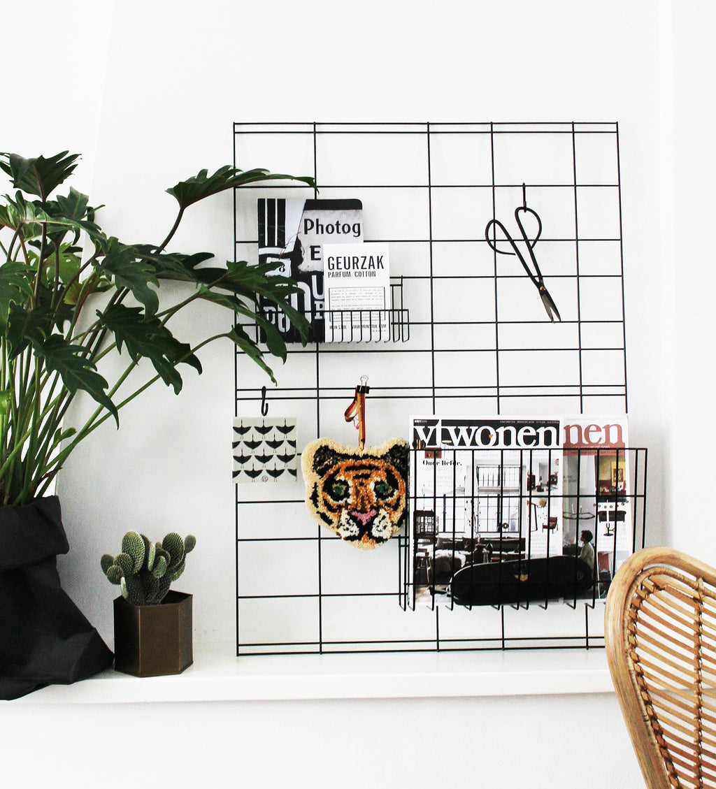 Wandregale Schwarz 80x60 cm