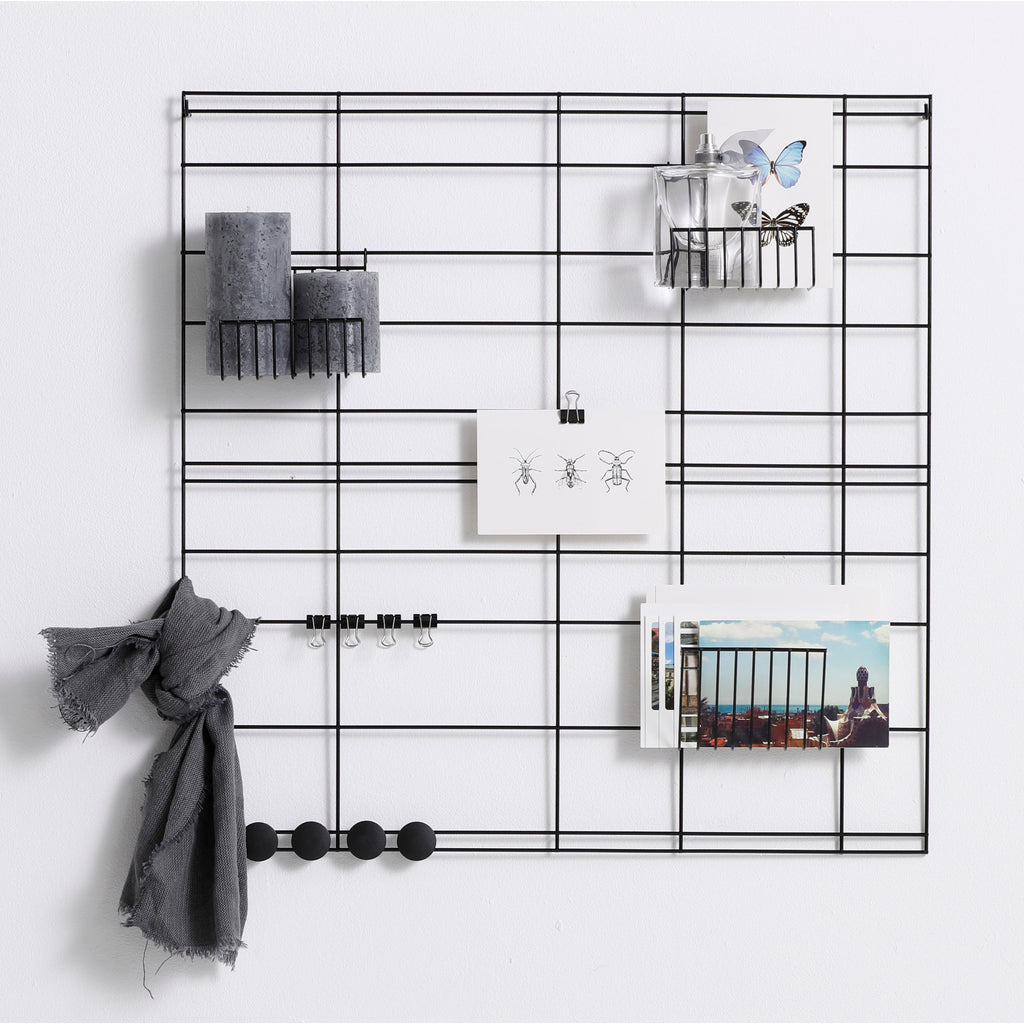 Wandregale Schwarz 60x60 cm