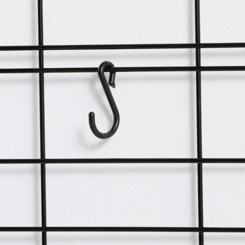 S-Haken Kunststoff Schwarz