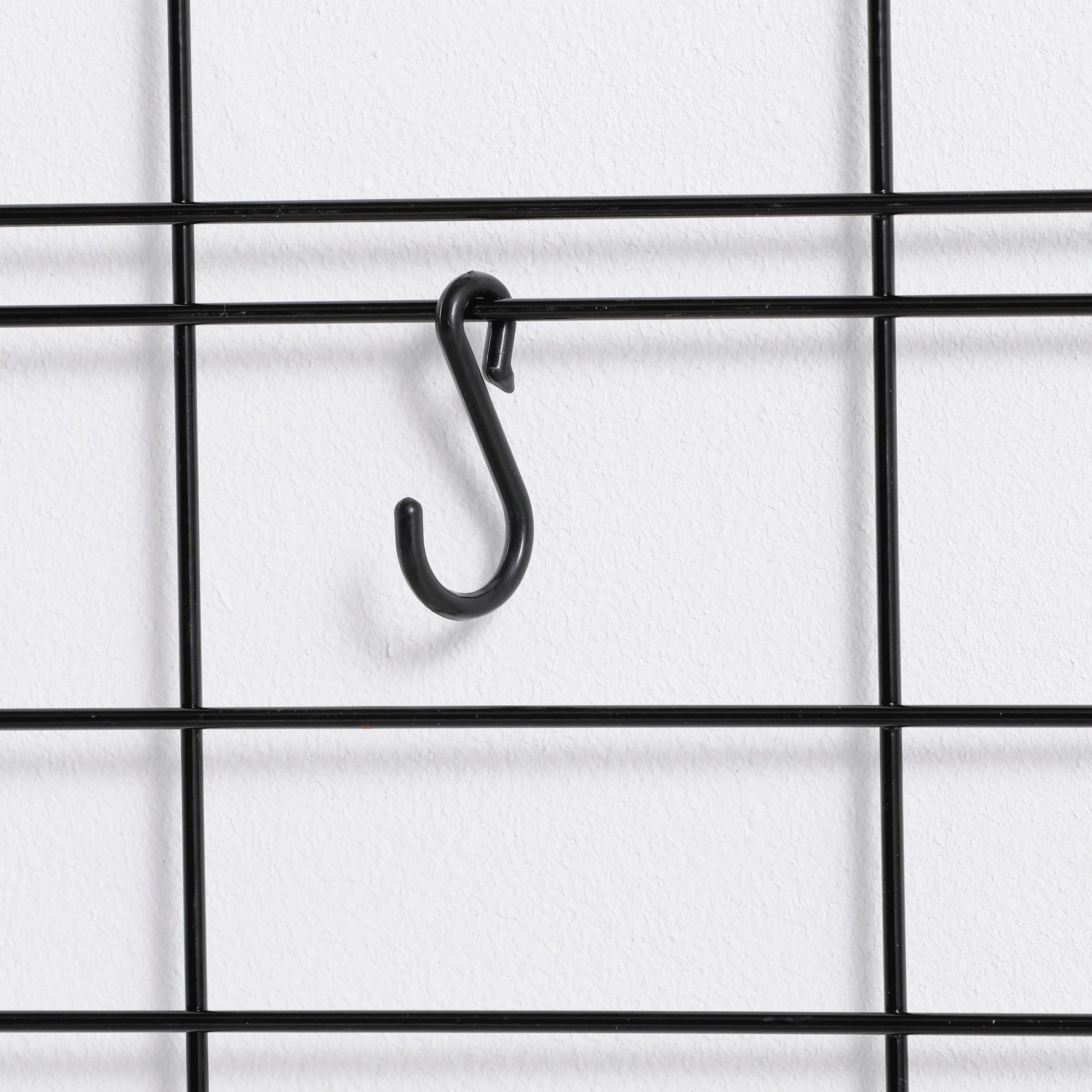 S-Haken Kunststoff Schwarz