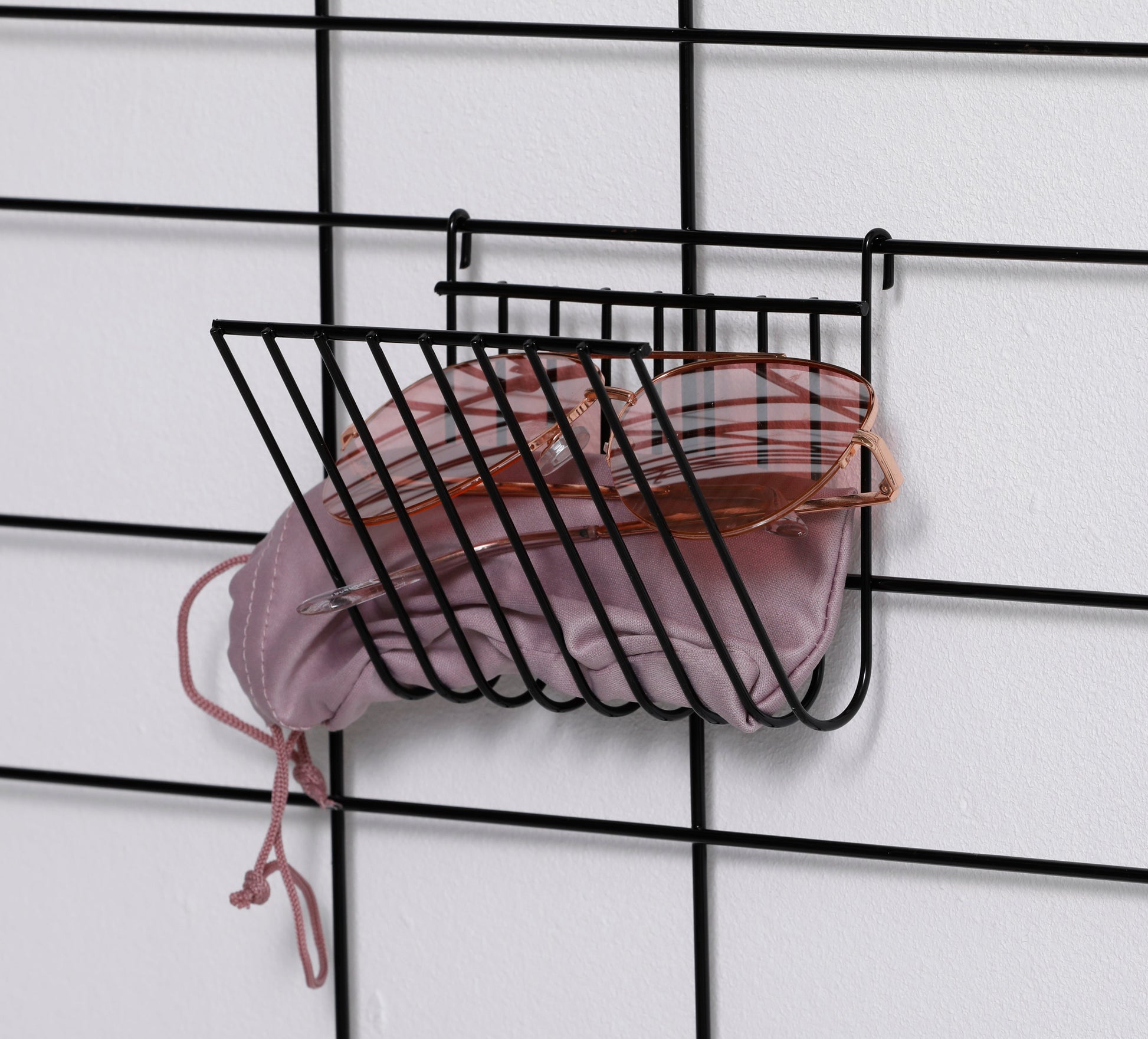 Hängekorb aus Metall klein (V-Form)