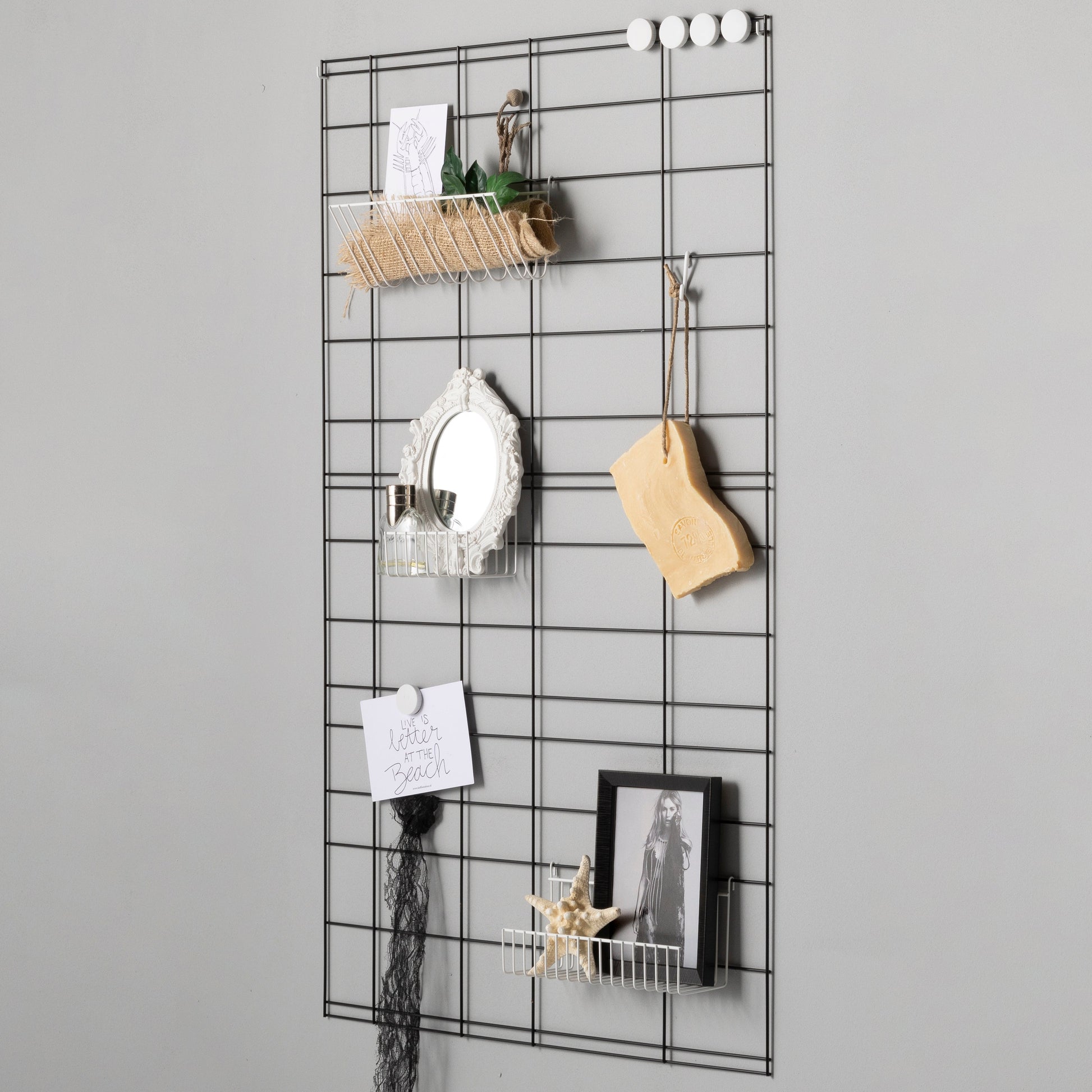 Wandregale Schwarz 100x60 cm