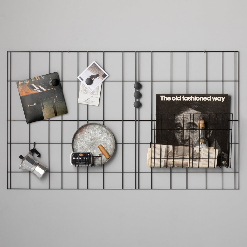 Wandregale Schwarz 100x60 cm