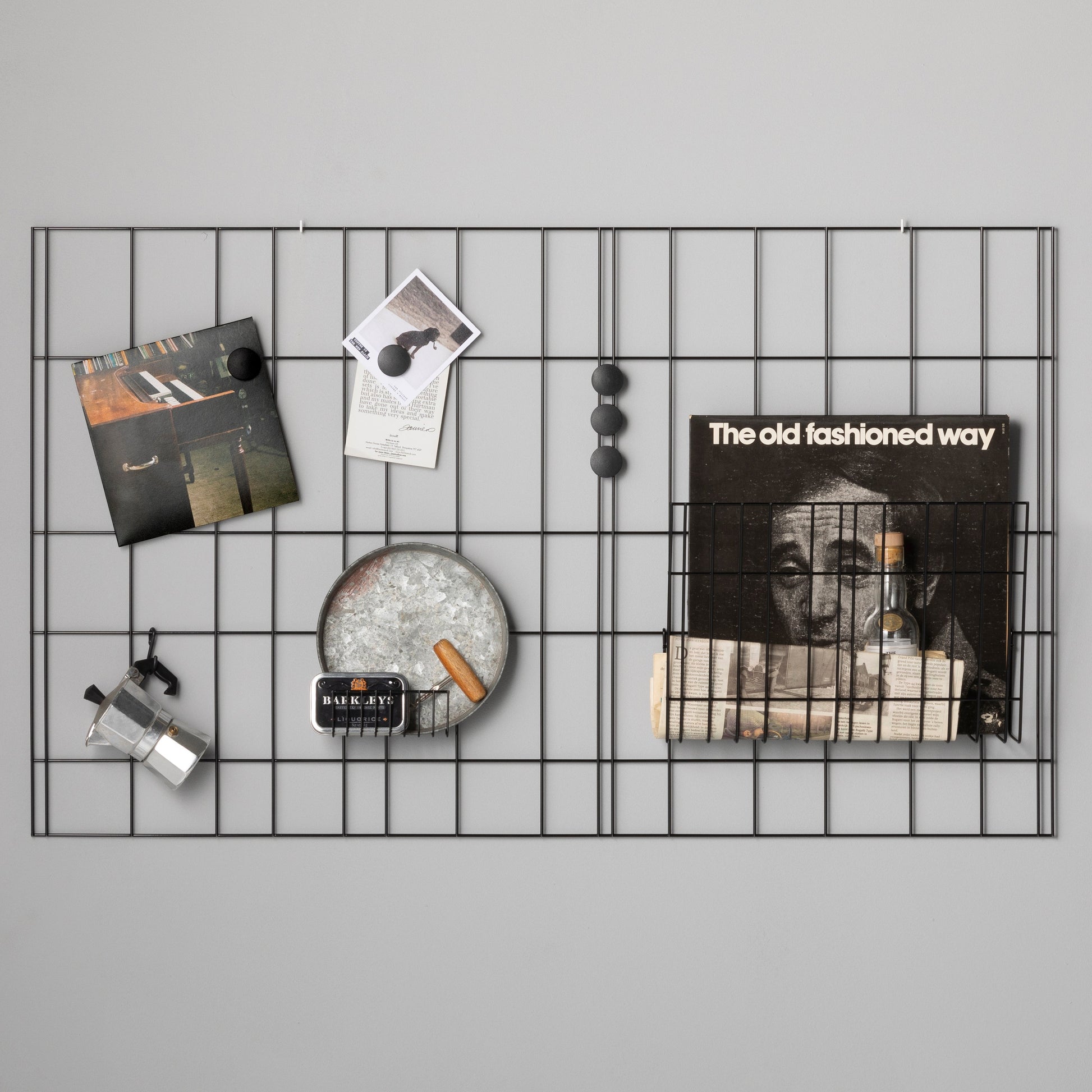 Wandregale Schwarz 100x60 cm