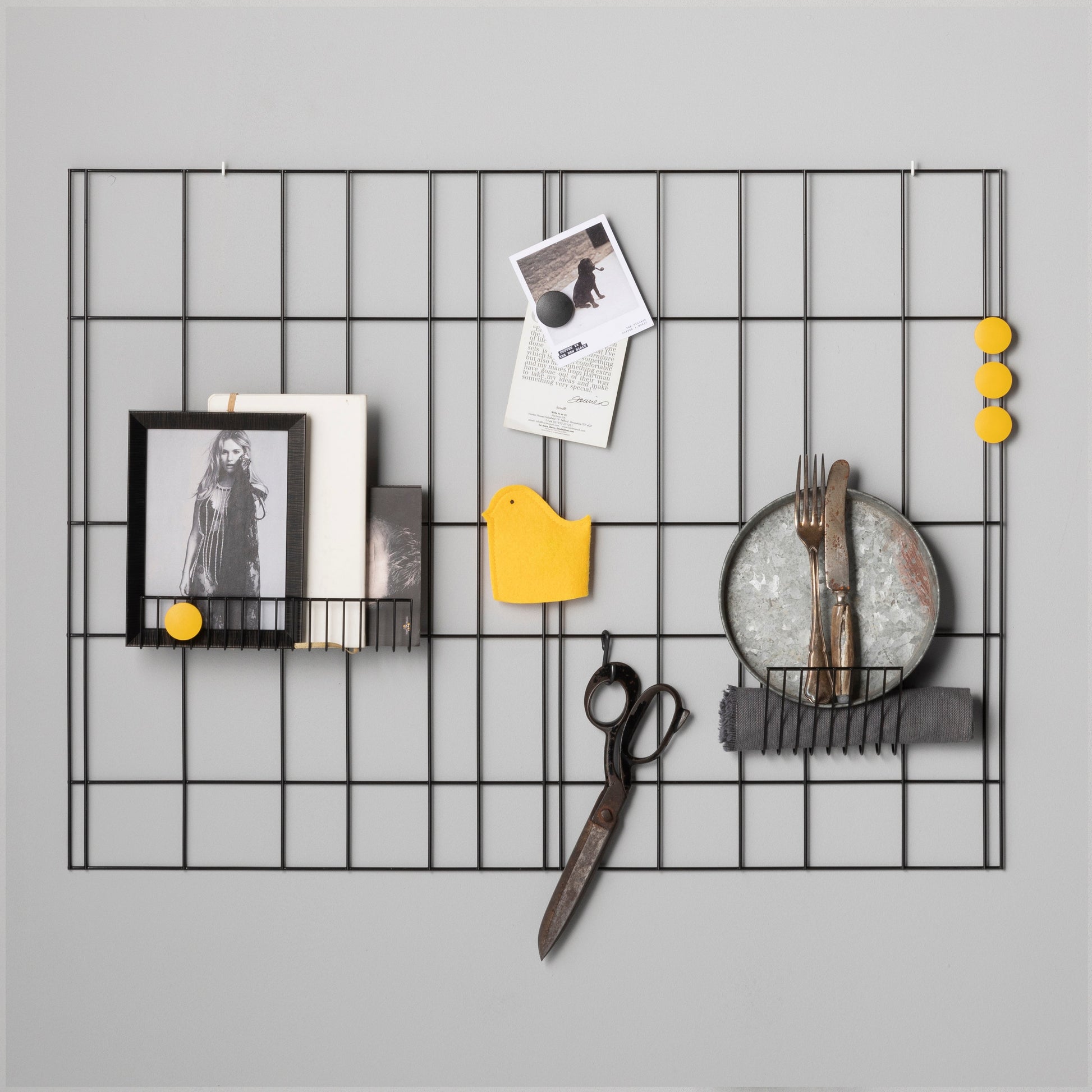 Wandregale Schwarz 80x60 cm