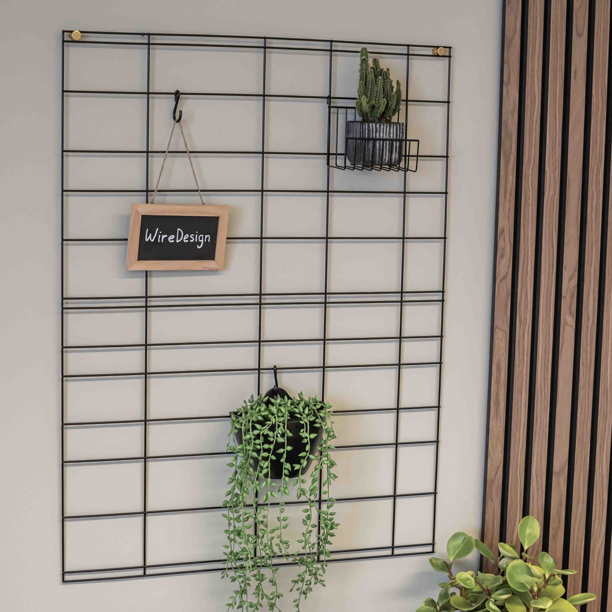 Wandregale Schwarz 80x60 cm