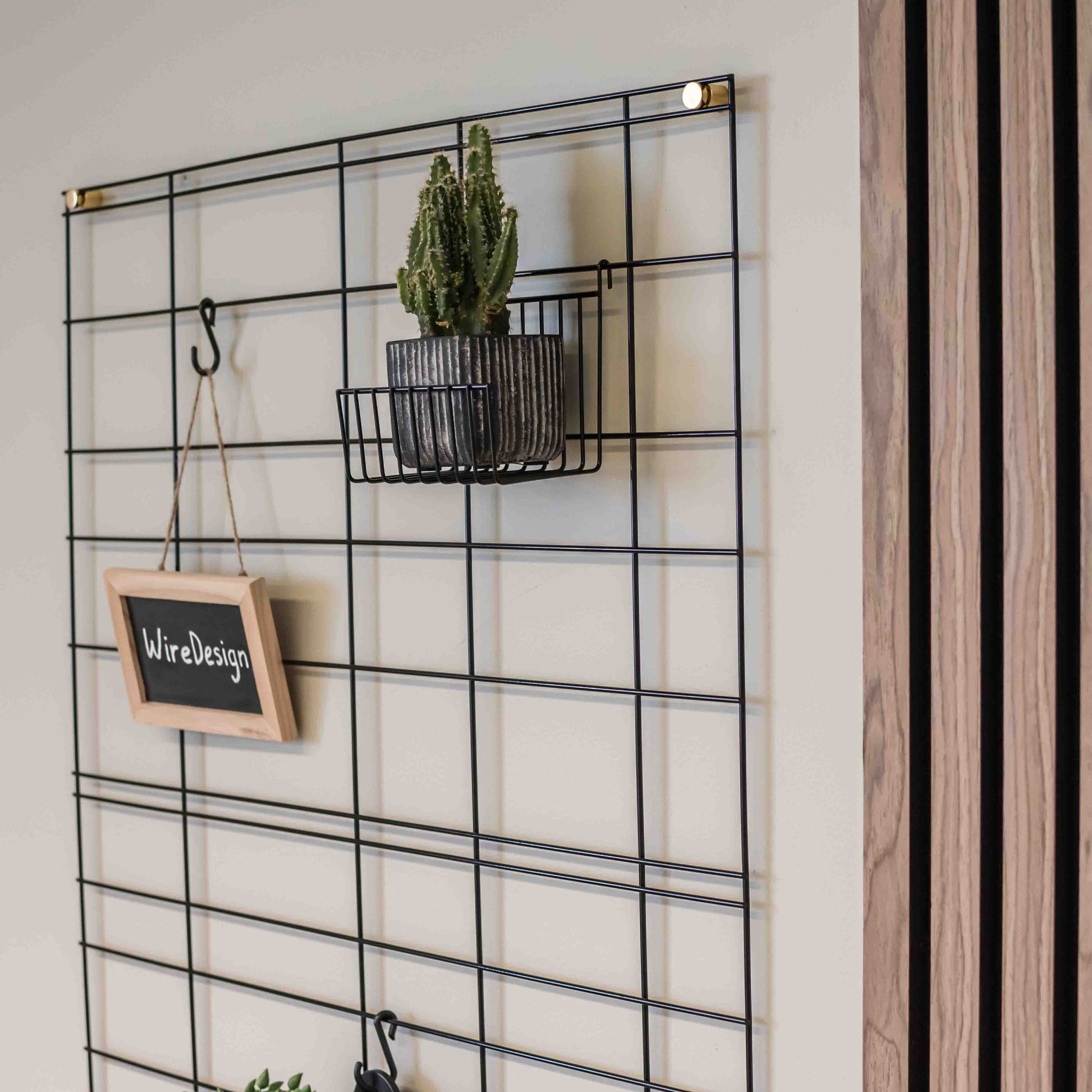 Wandregale Schwarz 80x60 cm