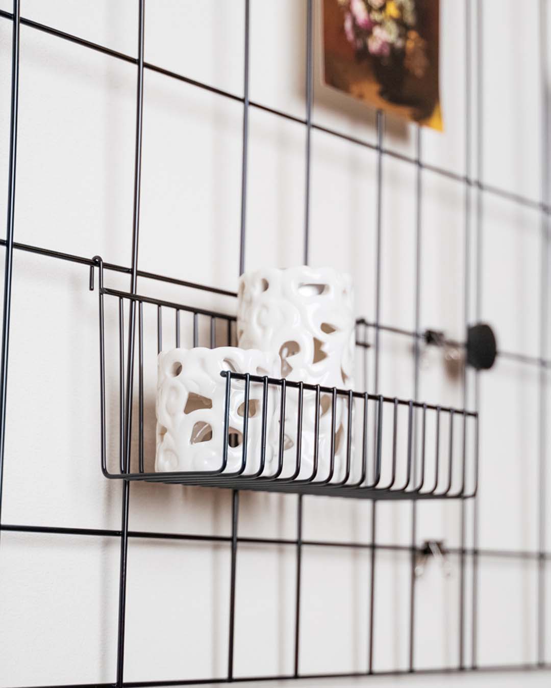 Hängekorb aus Metall groß (U-Form)