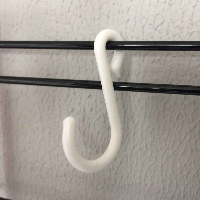 S-Haken Kunststoff Weiß